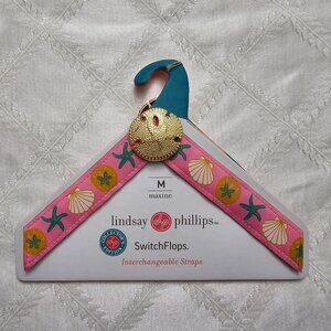Lindsay Phillips Switch Flops Maxine Interchangeable Strap Size M!
